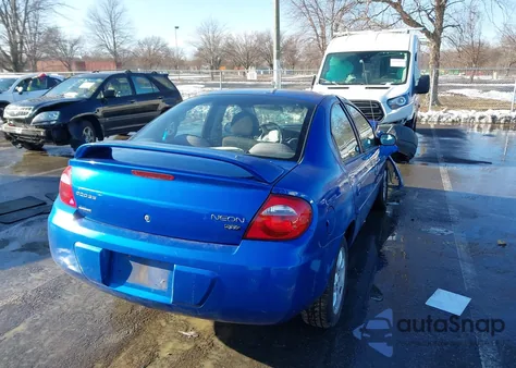 2004 Dodge Neon Sxt из США, поврежденный, VIN 1B3ES56CX4D546464